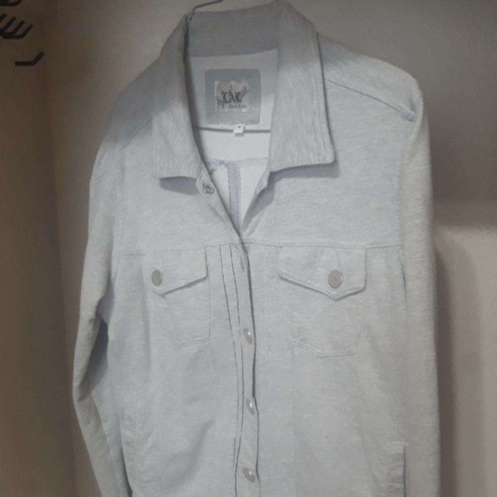 LAL live a little brand jacket, color grey, material cotton, size medium